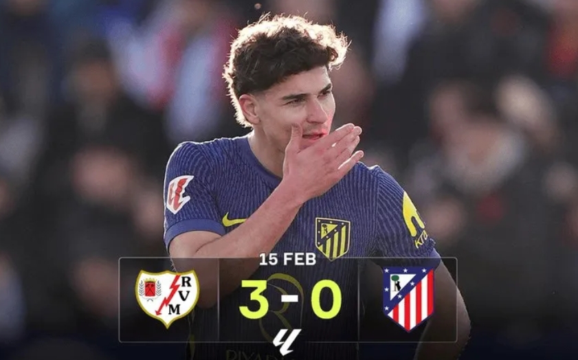 爱玩过山车？马竞4-0大胜巴萨后 随即0-3不敌巴列卡诺