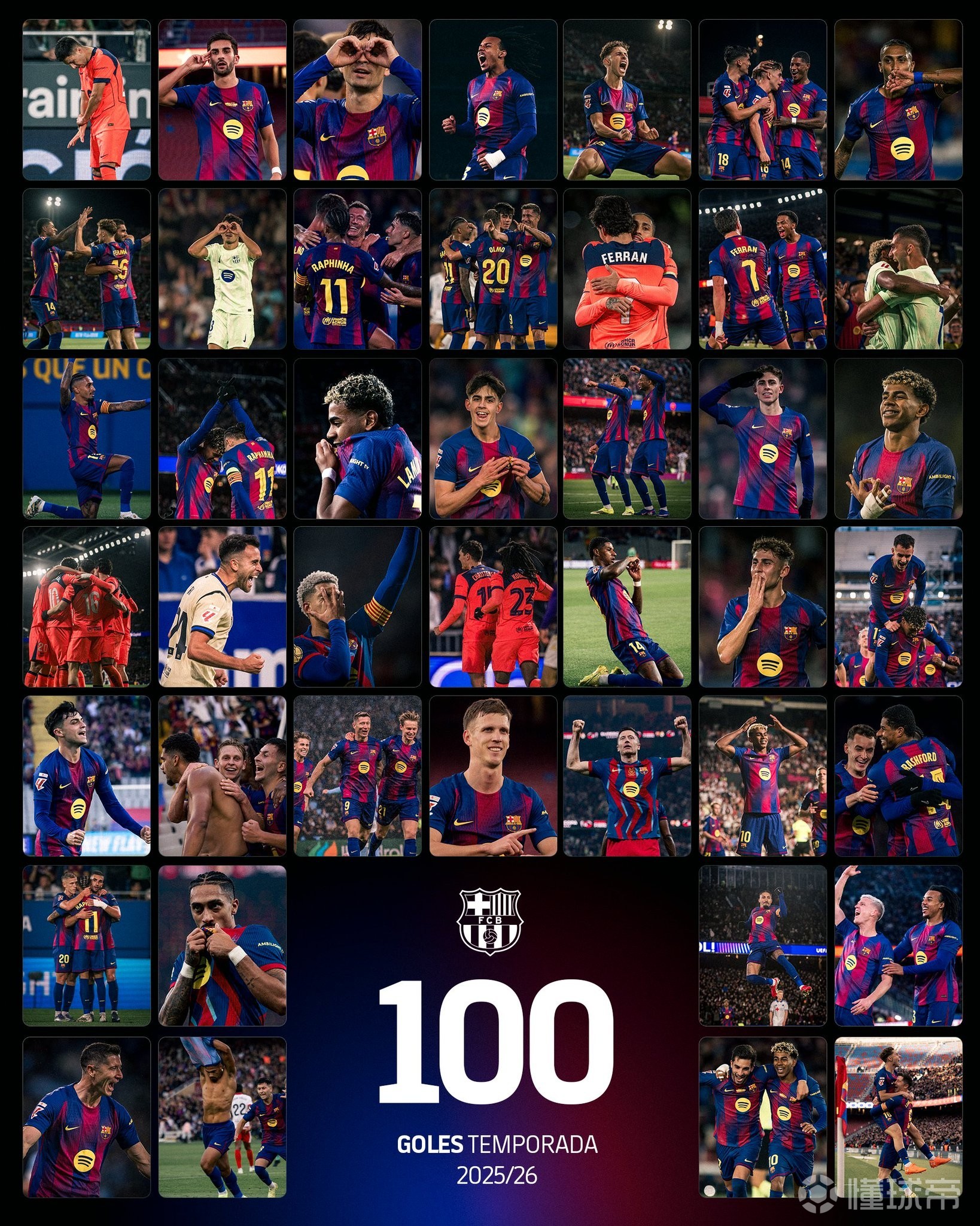 个人本赛季首球，库巴西打入巴萨本赛季的第100球