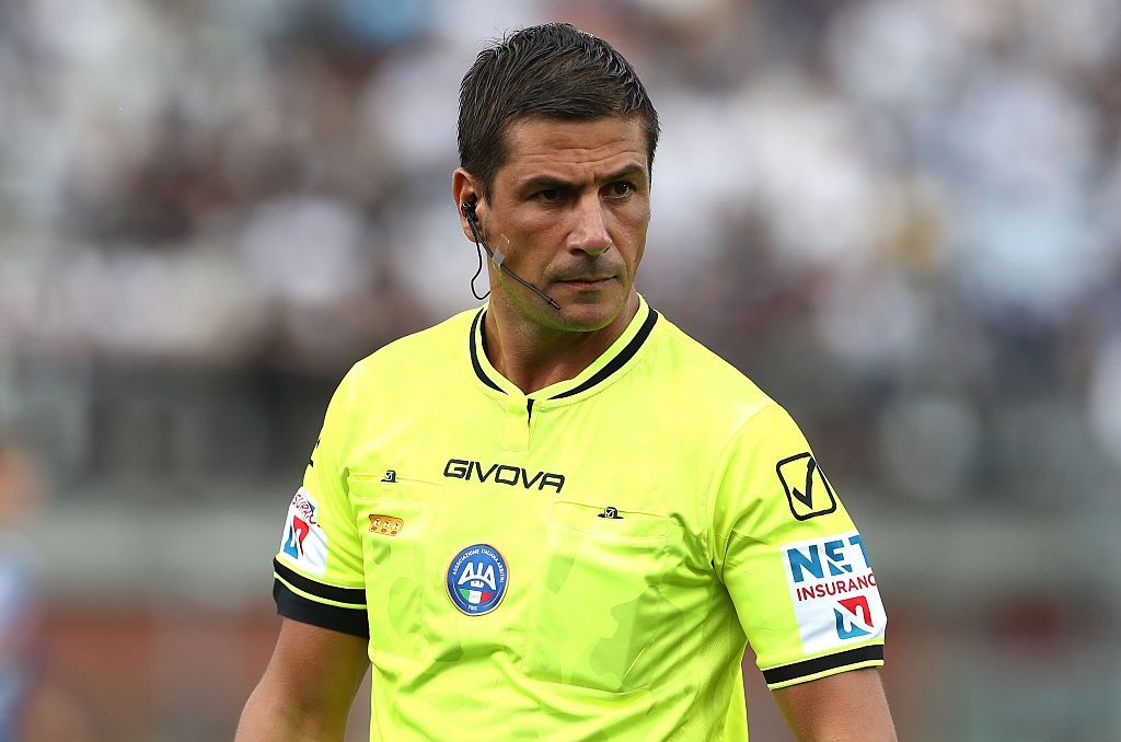 意甲第26轮裁判：曼加尼洛吹国米战莱切，多维里吹尤文vs科莫