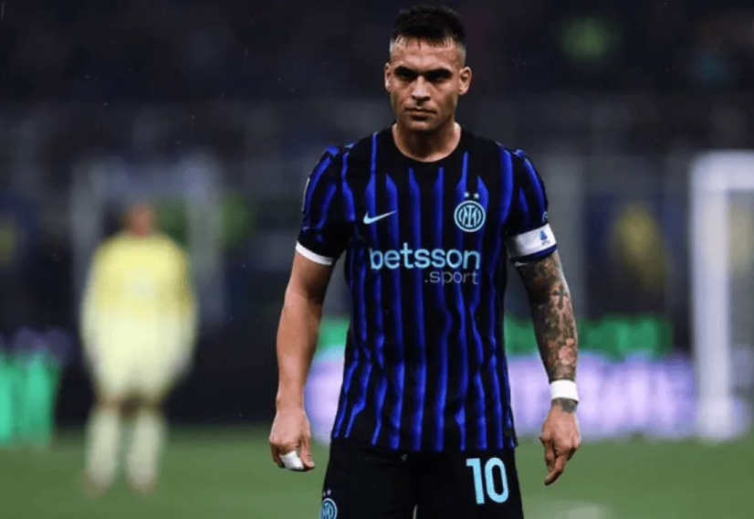 国米官方：劳塔罗左腿比目鱼肌肌肉疲劳 下周重新评估