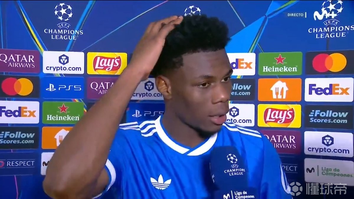 楚阿梅尼：听说普雷斯蒂安尼用球衣捂嘴，说维尼修斯是猴子