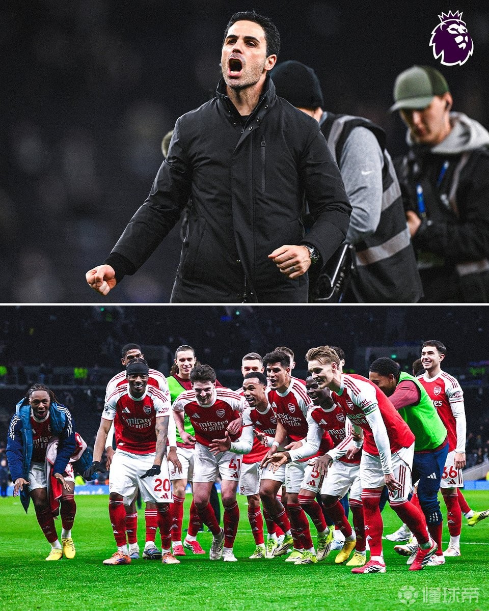 自1988/89赛季以来，阿森纳首次连续两个赛季联赛双杀热刺