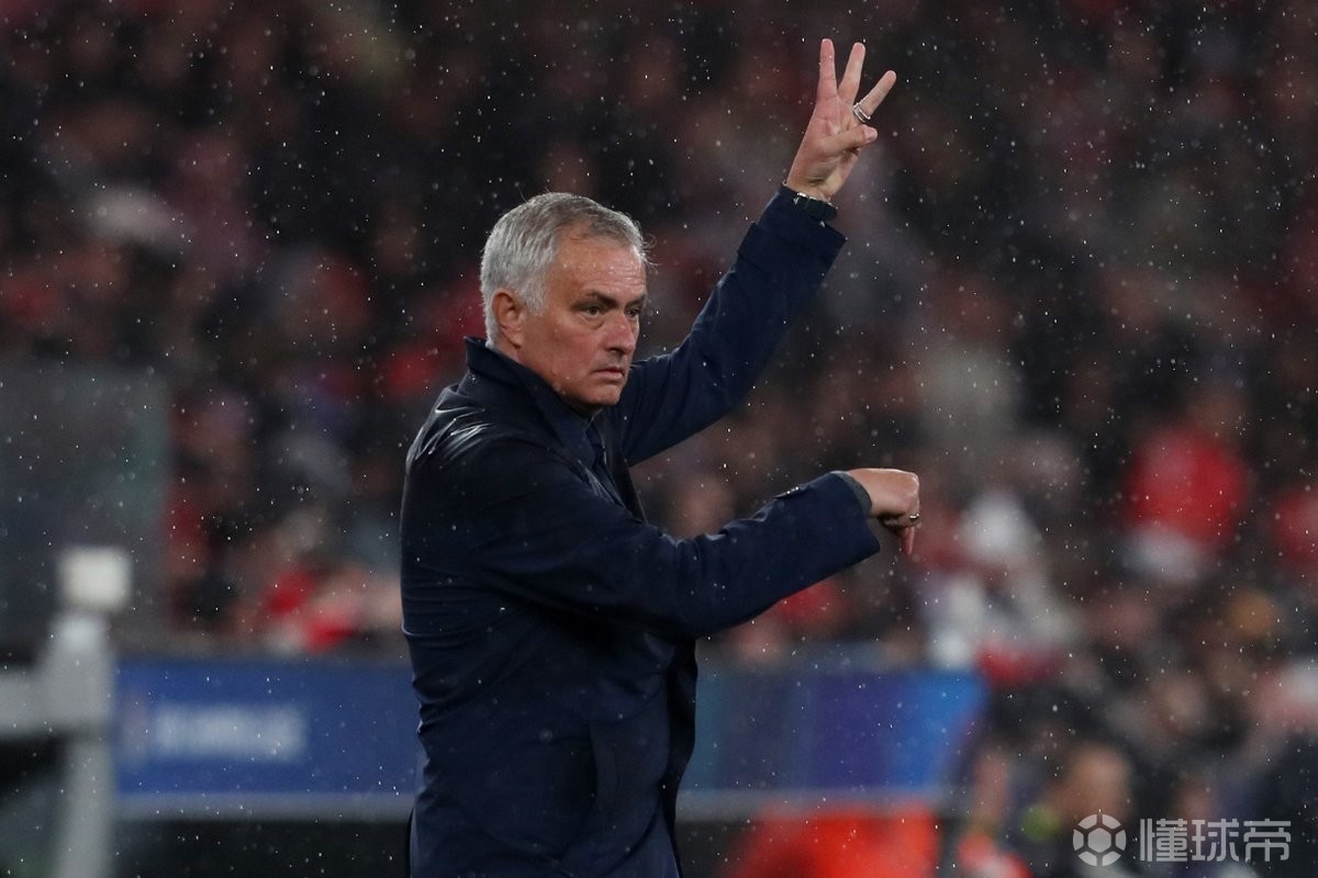 穆里尼奥近9场欧冠淘汰赛不胜，为欧冠历史最长纪录