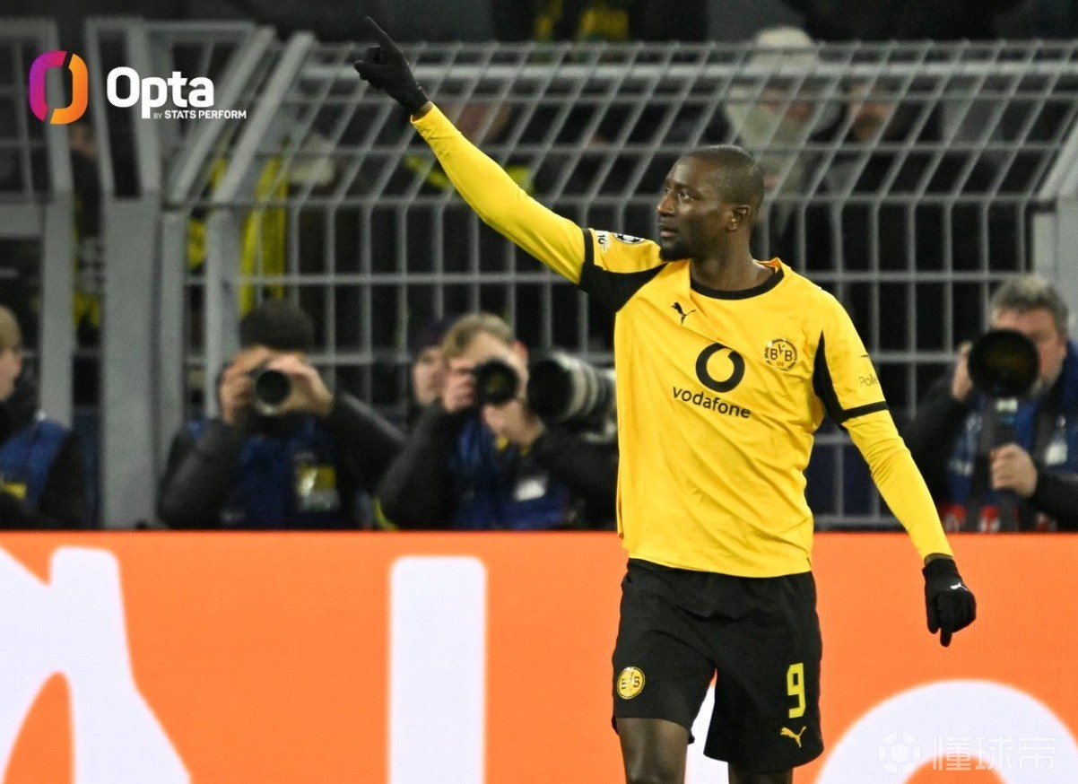 吉拉西23场欧冠造24球，参与进球数在多特队史仅次于罗伊斯