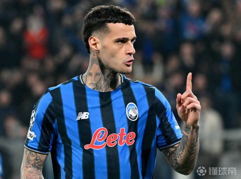 开场5分钟攻破多特球门，斯卡马卡打进亚特兰大欧冠第二快进球