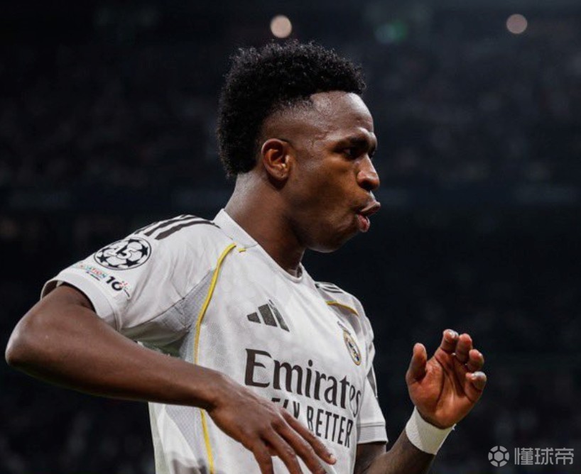 14球，维尼修斯超内马尔成为欧冠淘汰赛历史进球最多的巴西人