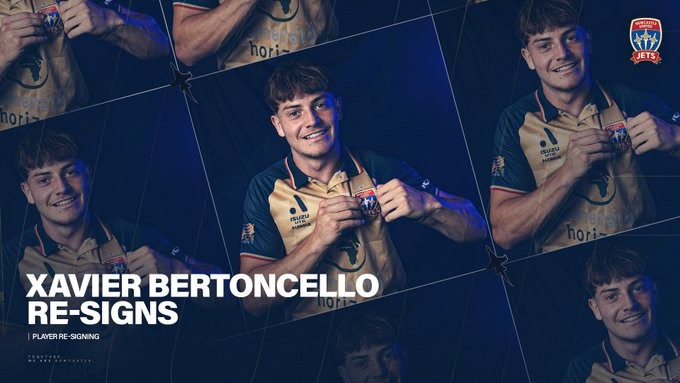 官方：纽卡斯尔喷气机与前锋贝尔通切洛续约至27/28赛季结束