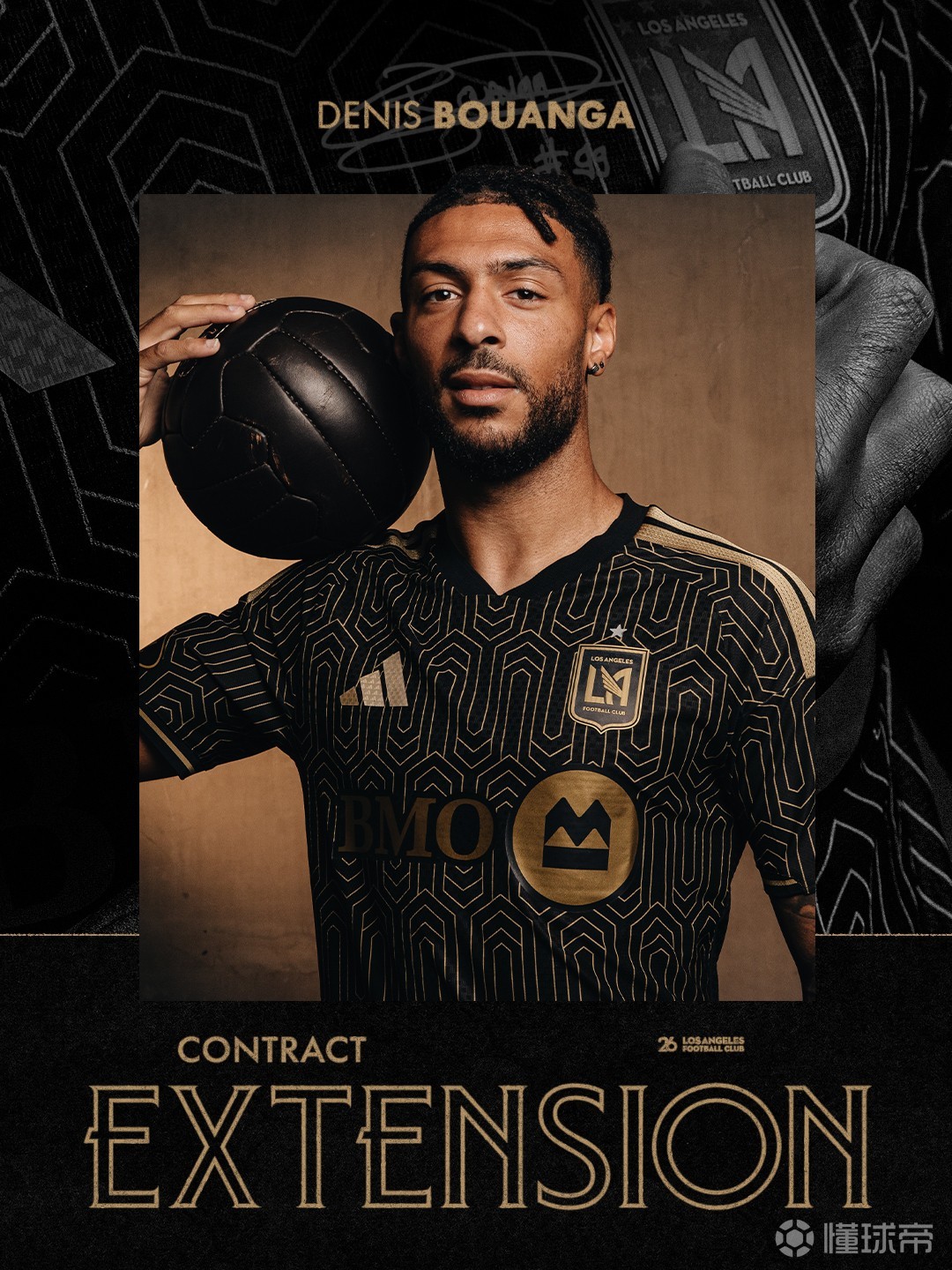官方：洛杉矶与上赛季美职联银靴布安加续约至2028年