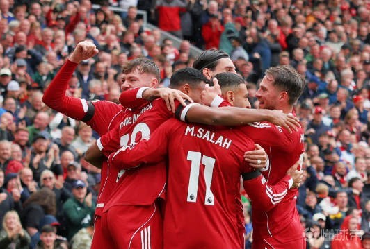 利物浦2026年至今联赛已打进6个定位球进球，为英超最多