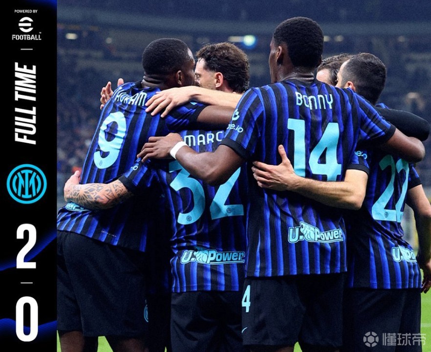 迅速调整，国米本赛季欧冠5次输球后意甲比赛保持全胜
