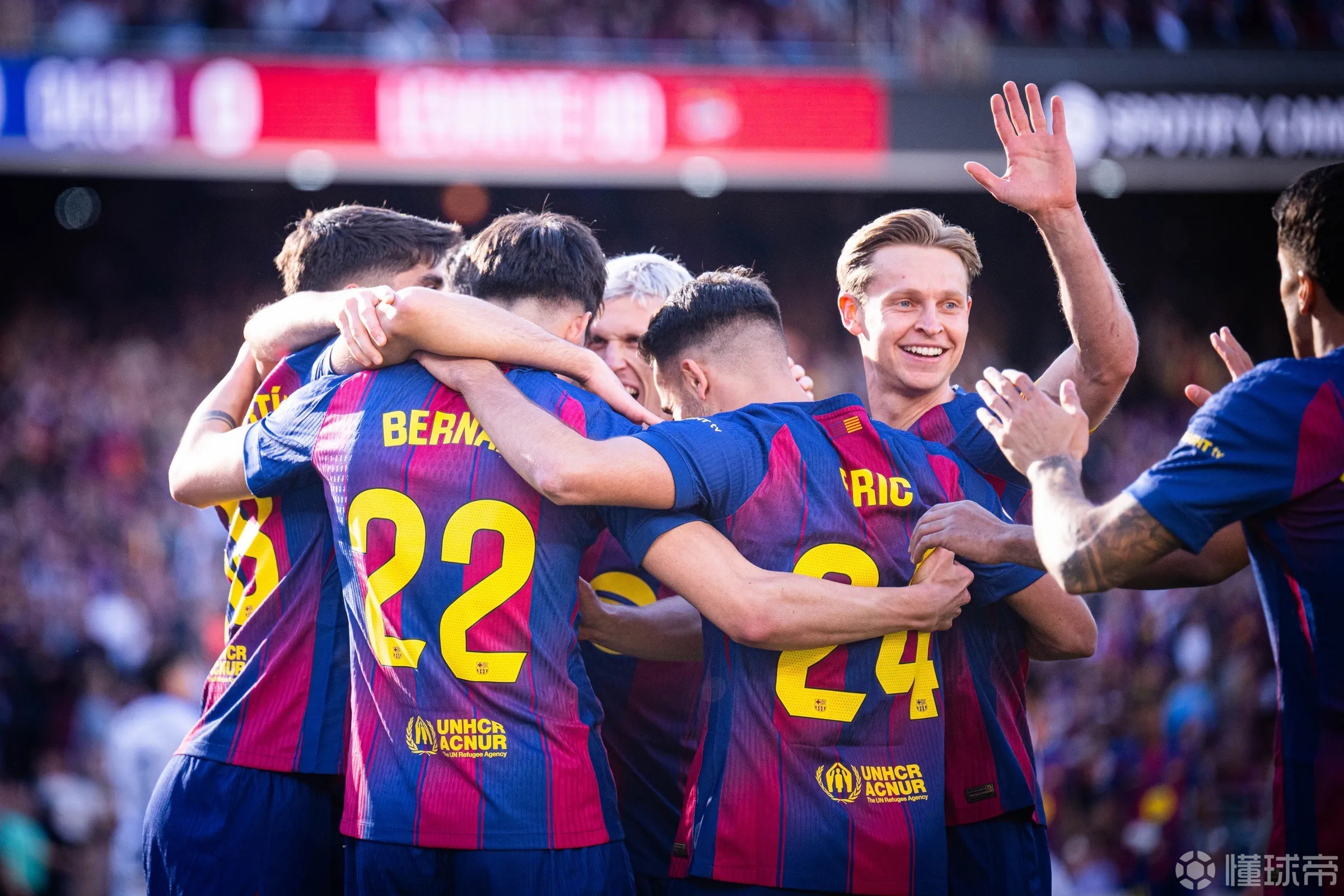 巴萨本赛季已有15名球员取得进球，为西甲球队并列最多