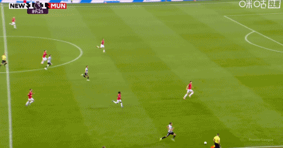 第90分钟，奥苏拉内切兜射破门，十人纽卡2-1！