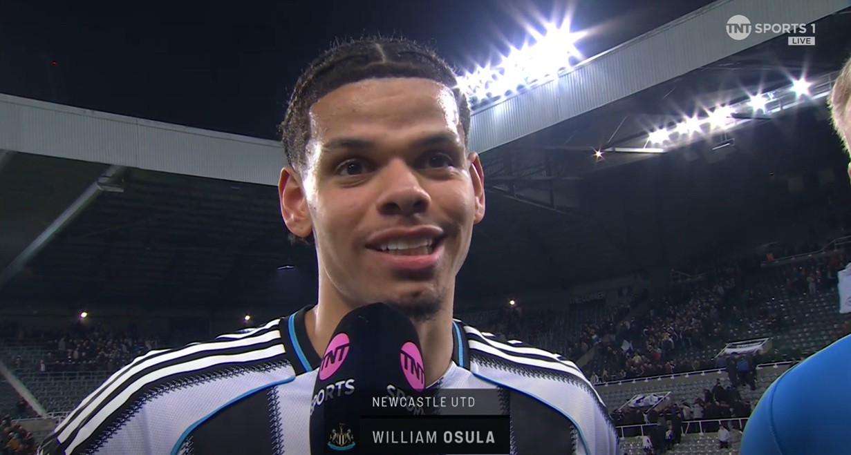 奥苏拉：我昨天在训练中就一直在练内切射门，努力得到了回报