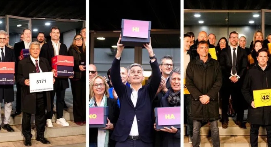 巴萨官方：拉波尔塔、丰特成俱乐部新任主席最终候选人