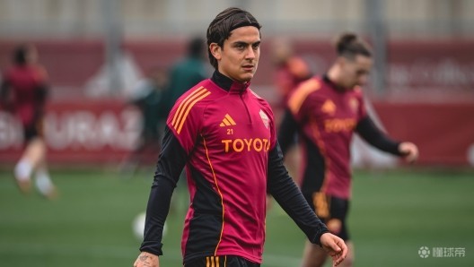 米体：迪巴拉训练中出现膝盖不适，客战热那亚能否出场成疑