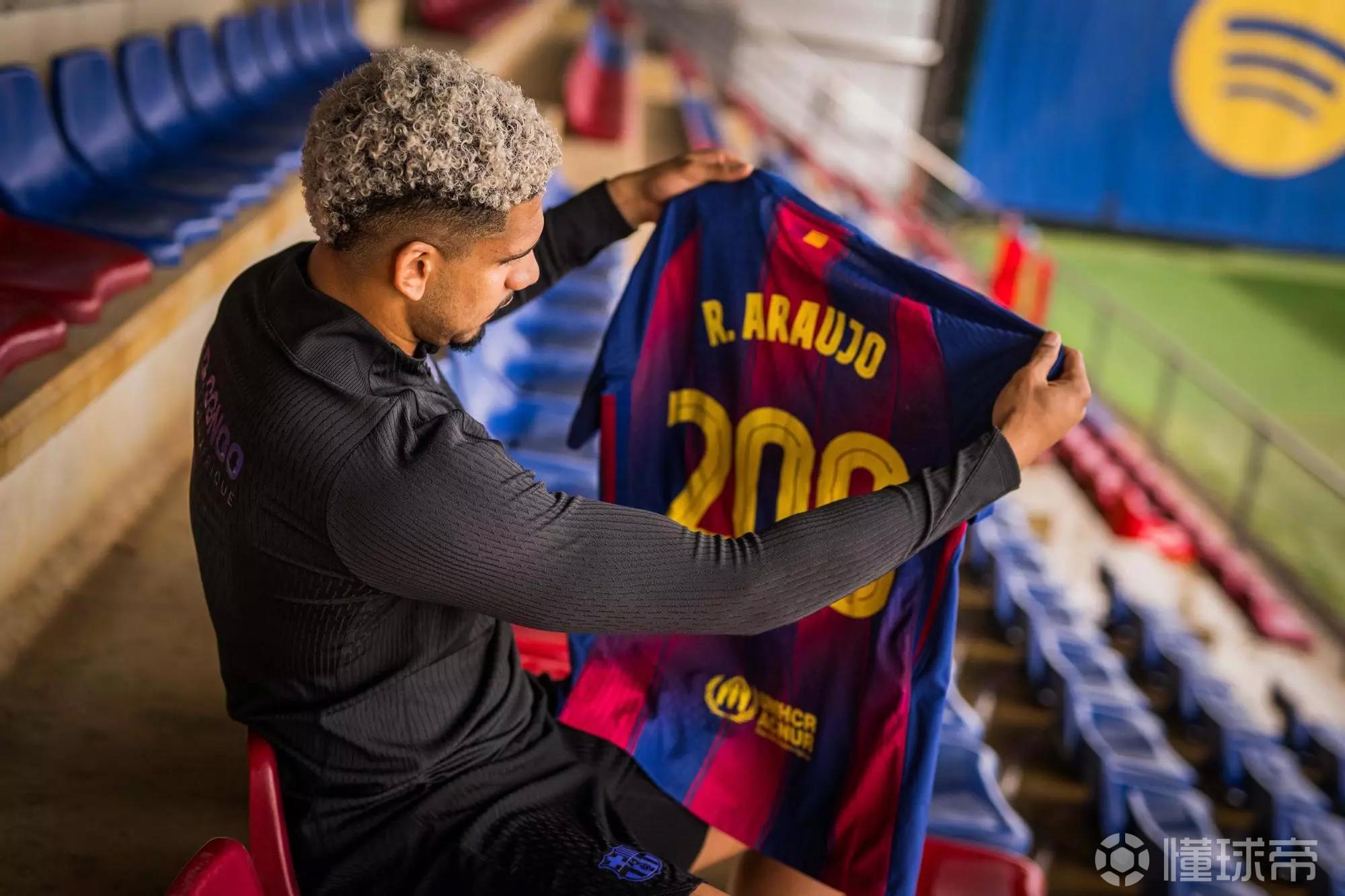 阿劳霍：为巴萨出战200场是梦想成真，经历困难后会更加珍惜