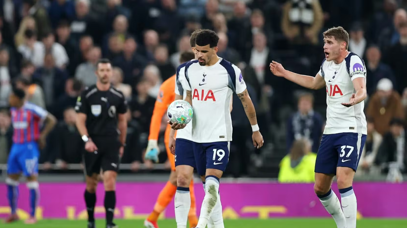 热刺身陷保级区：主场1-3完败水晶宫，创队史尴尬纪录