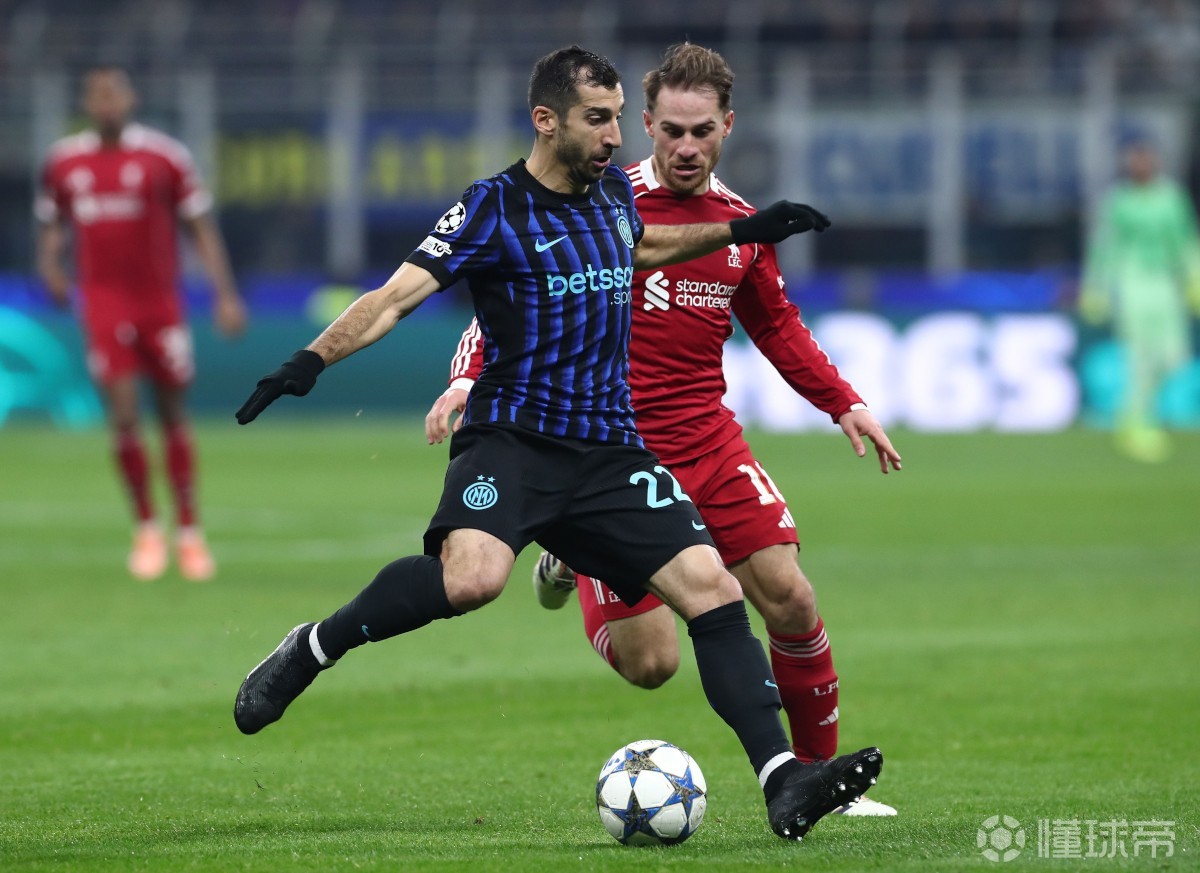 意媒：国米到期5人只有姆希塔良会收到新合同，但需要降薪30%