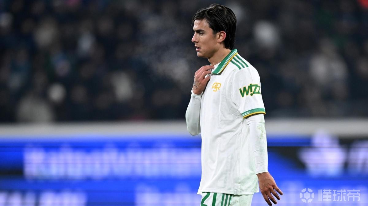 迪马济奥：迪巴拉左膝半月板轻微部分撕裂，预计缺阵5周