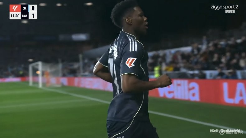 首开记录，楚阿梅尼自2024年4月以来首次在西甲进球