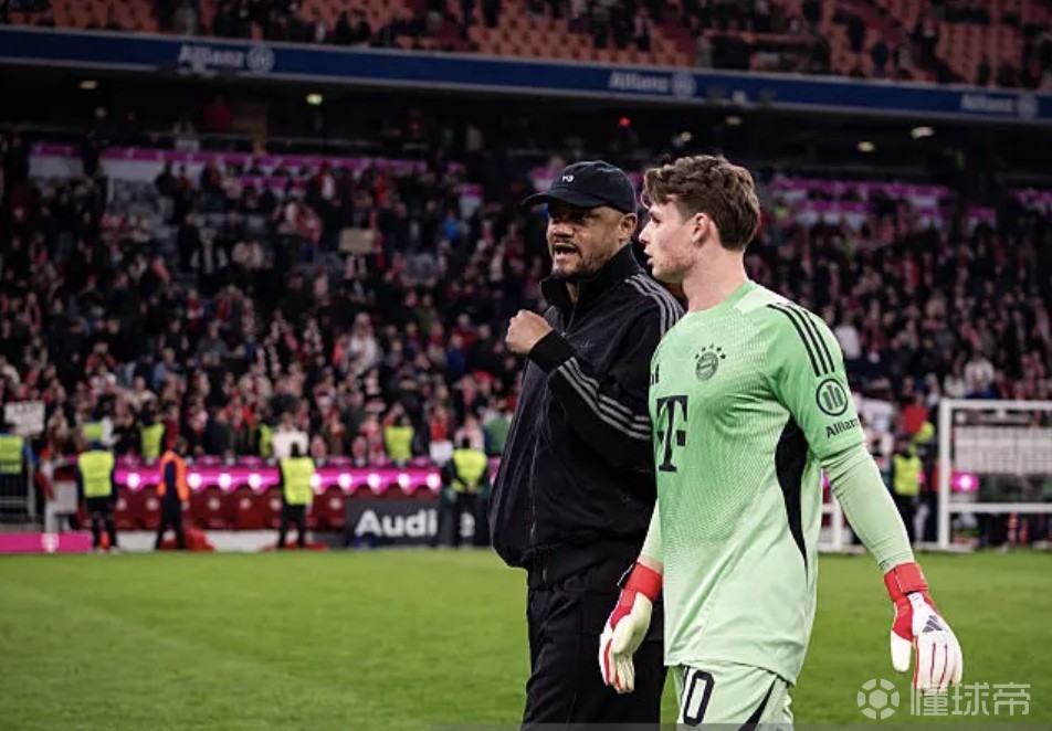 孔帕尼：诺伊尔的小腿感到不适；希望凯恩能赶上对阵亚特兰大