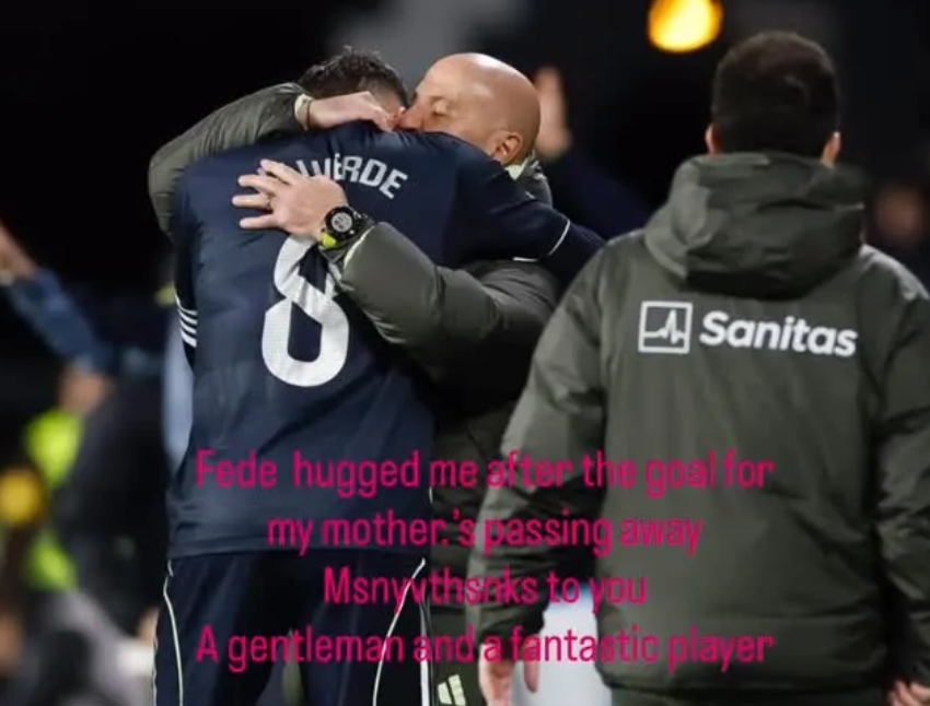 巴尔韦德绝杀后拥抱体能教练平图斯 后者母亲刚刚去世