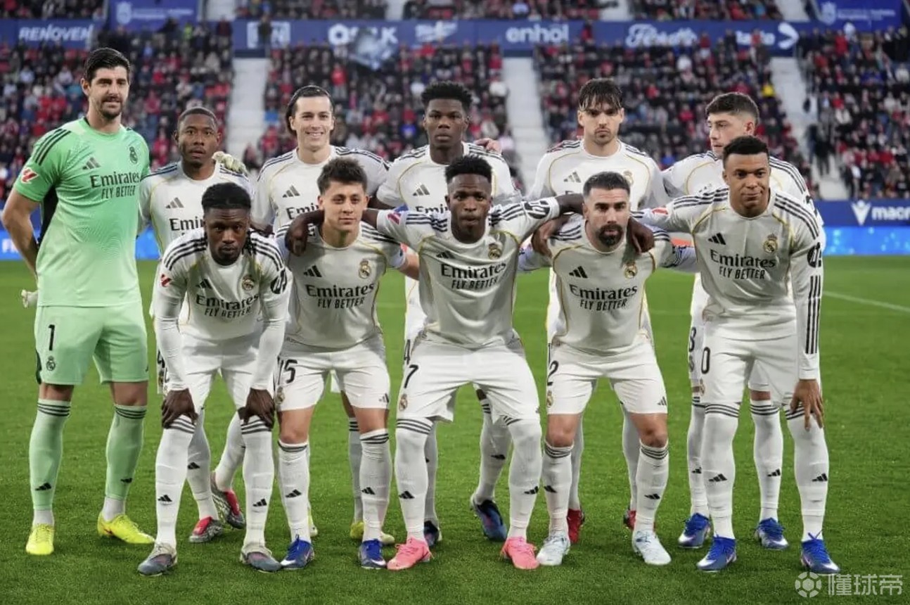 TA：皇马本赛季上半程的工资支出相比前一年增加了3800万欧元