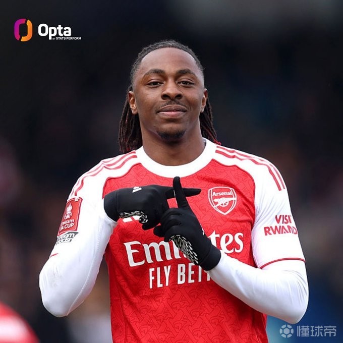阿森纳本赛季替补已打入19球，英超时代后仅少于2005-06赛季