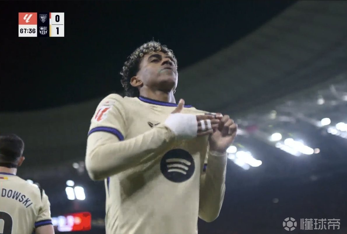 里程碑，亚马尔国家队+俱乐部一线队生涯已打入50球