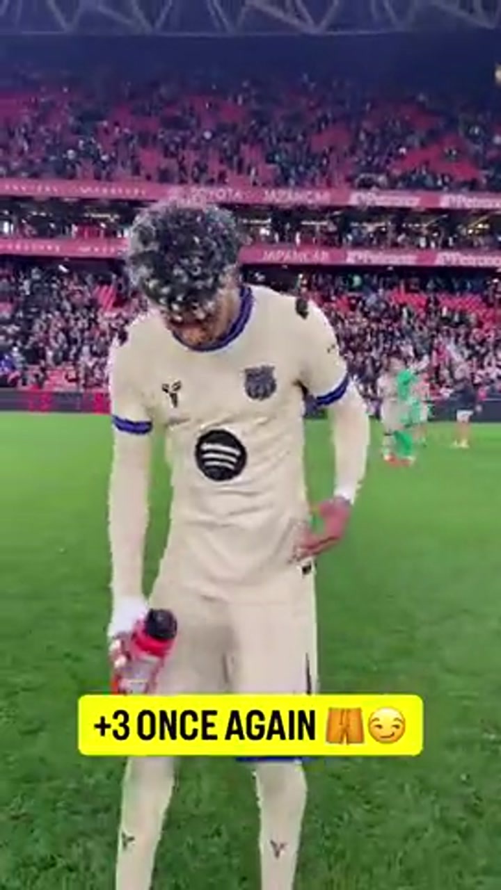 攻入制胜球！亚马尔赛后再次做出三分入袋庆祝动作