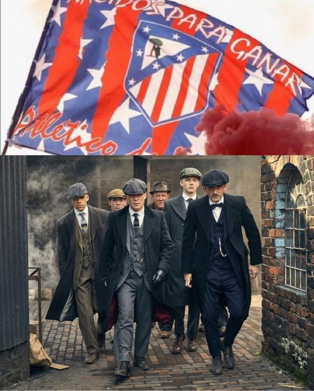 西甲惊现《浴血黑帮》！马竞联手网飞把主场爆改成1930年伯明翰