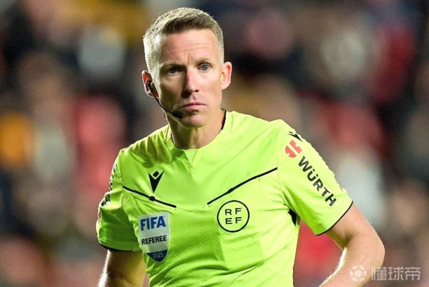 官方：西班牙名哨平方哥执法欧冠1/8决赛首回合巴黎vs切尔西