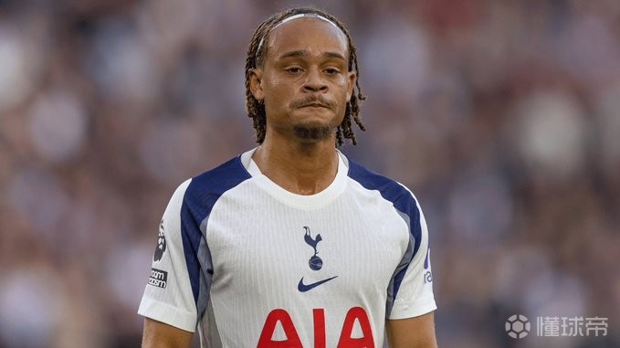 两连降，热刺中场哈维-西蒙斯身价降至5000万欧