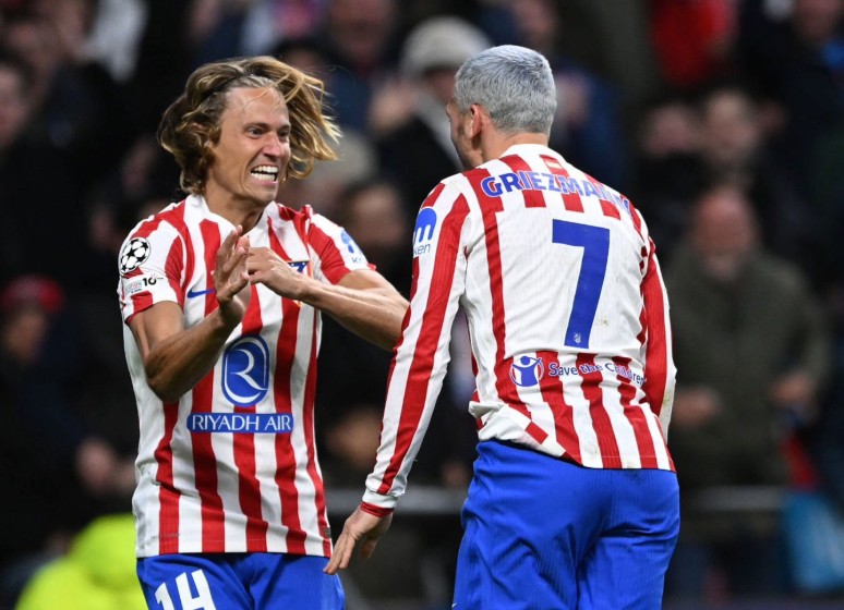 对手连续送礼，马竞队史首次欧冠单场比赛上半时打进4球