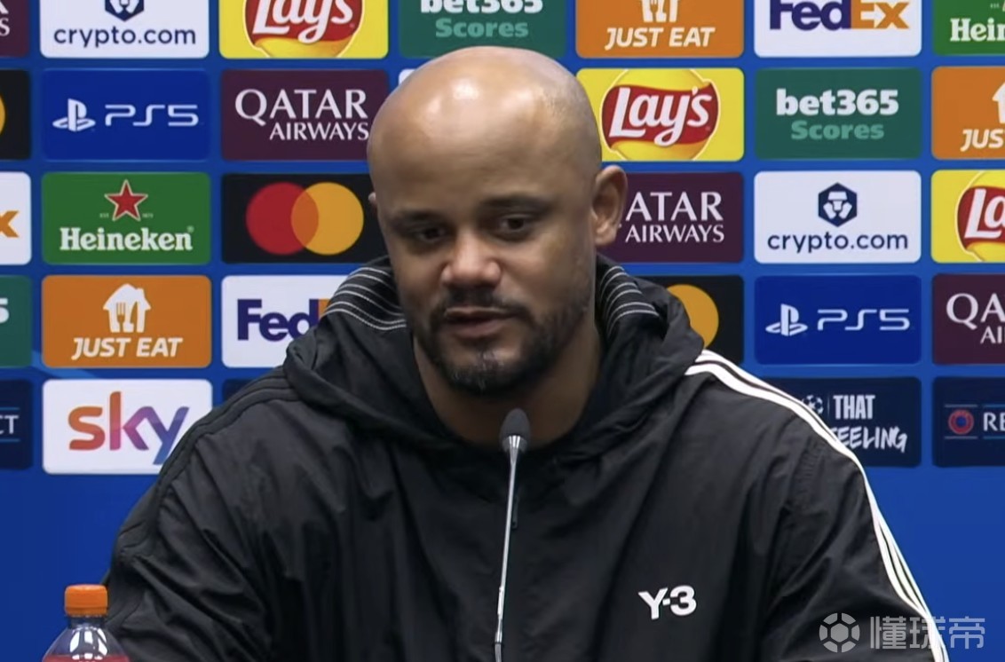 孔帕尼：奥利塞有潜力成为世界顶级球员，他让我想起德布劳内