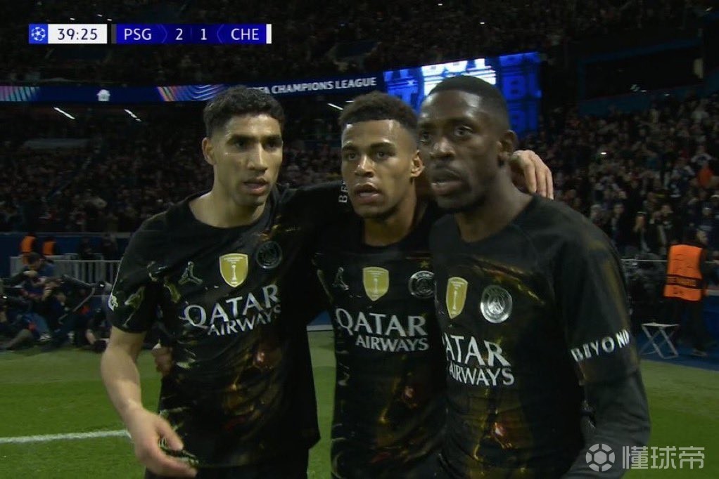 10球，登贝莱超格列兹曼成为欧冠淘汰赛进球第四多的法国球员