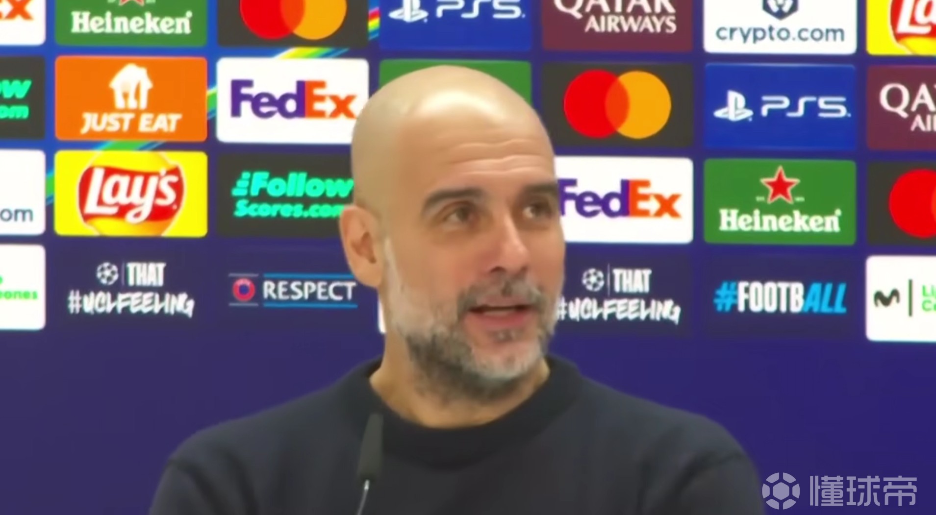 瓜迪奥拉：翻盘的机会不大，我们会尝试；皇马控制了比赛节奏