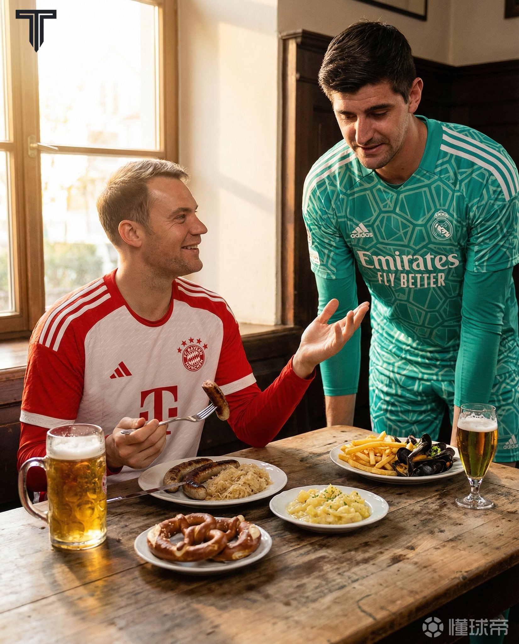 下一轮欧冠可以看到诺伊尔与库尔图瓦的对决吗？