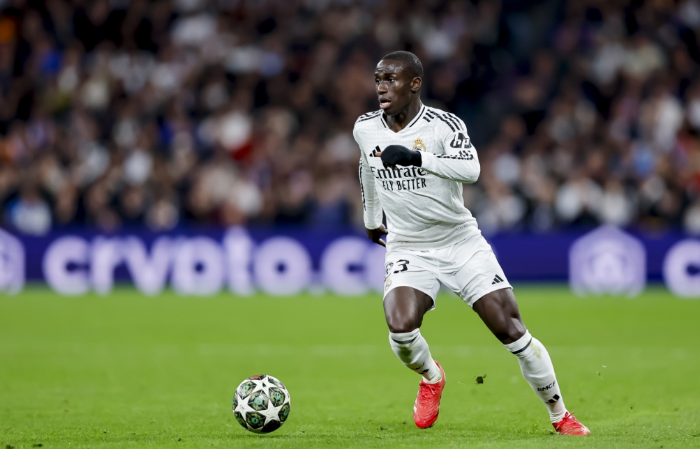 预计缺席对阵曼城次回合！皇马官方：门迪右腿股二头肌拉伤