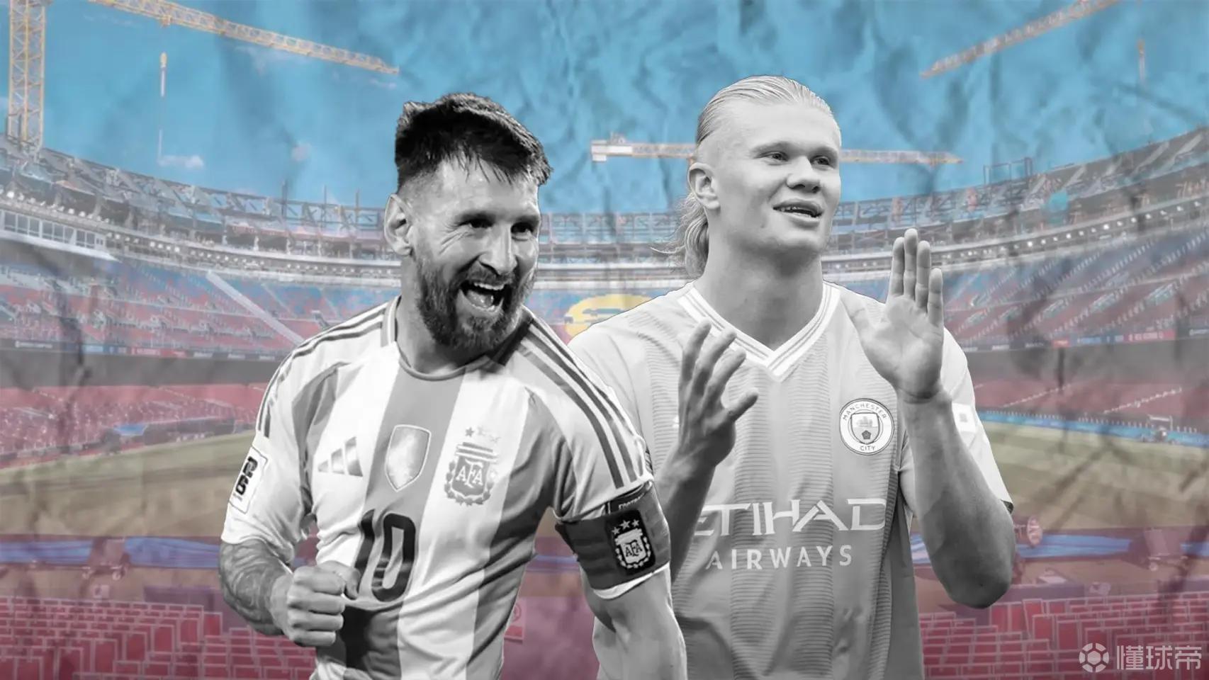 西媒：丰特提的梅西和哈兰德筹码都未奏效，拉波尔塔胜算极大