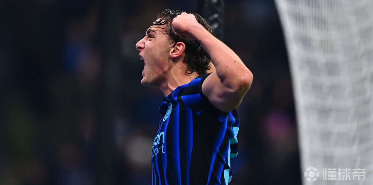 皮奥是国米本赛季意甲进球数5+第7人，同期五大联赛第一