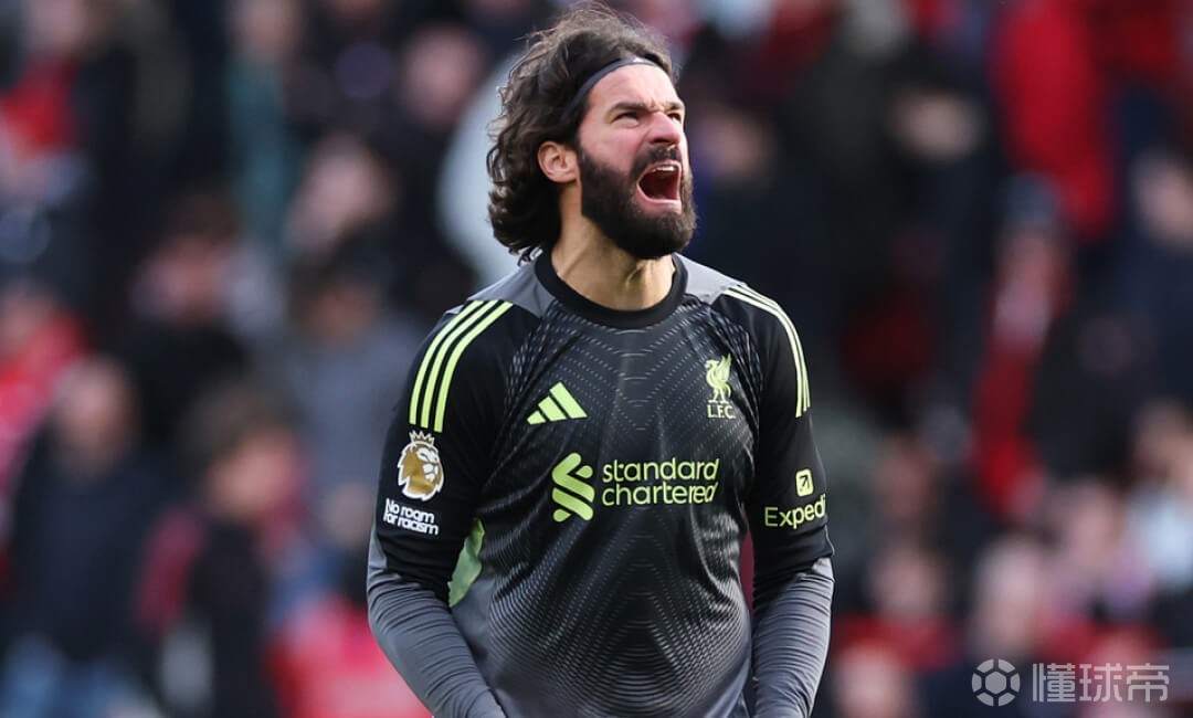 记者：利物浦已经激活和阿利松续约至2027年6月的选项