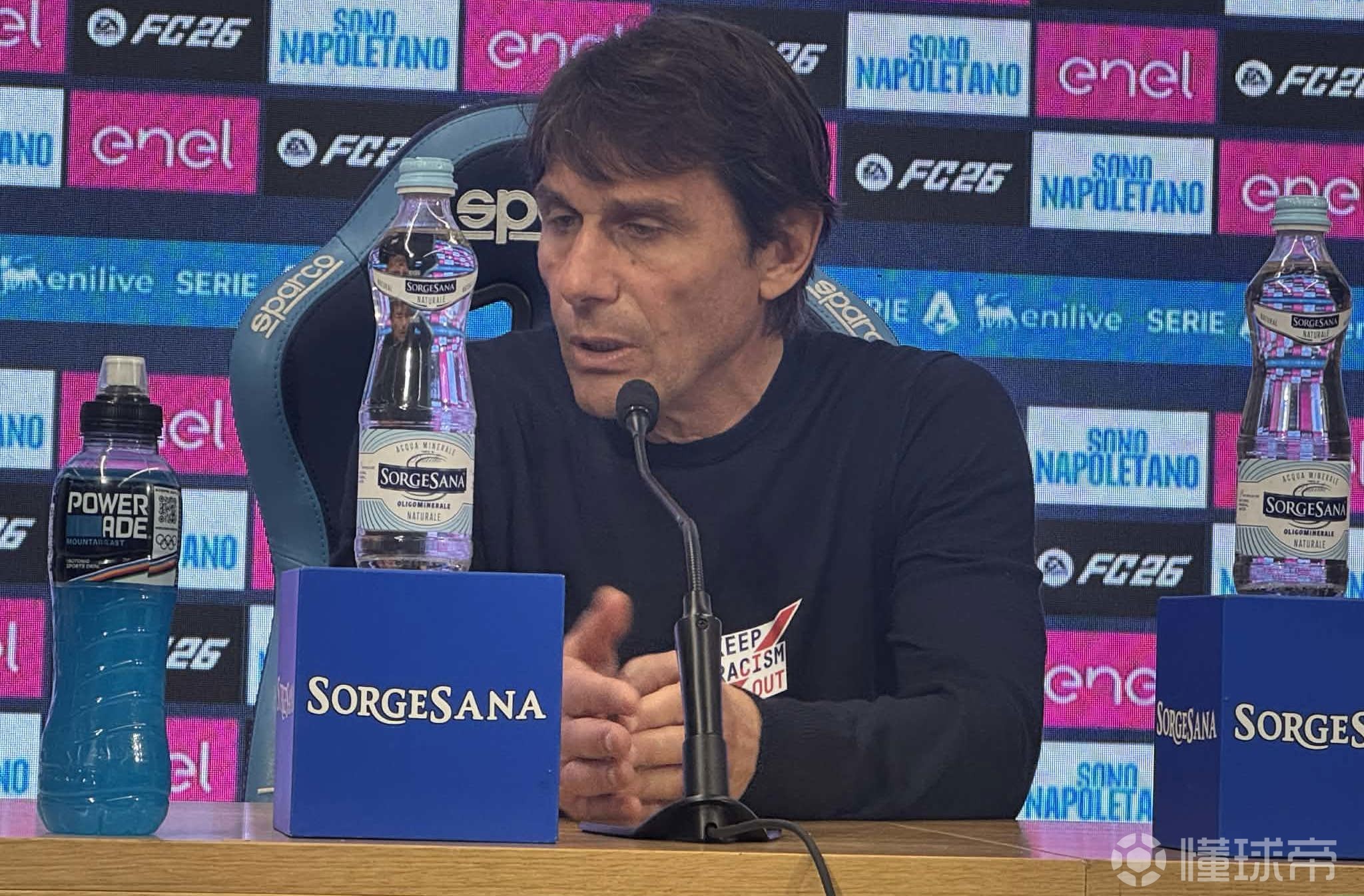 孔蒂：赛季结束后我会和德佬会面，如果条件合适我会留任