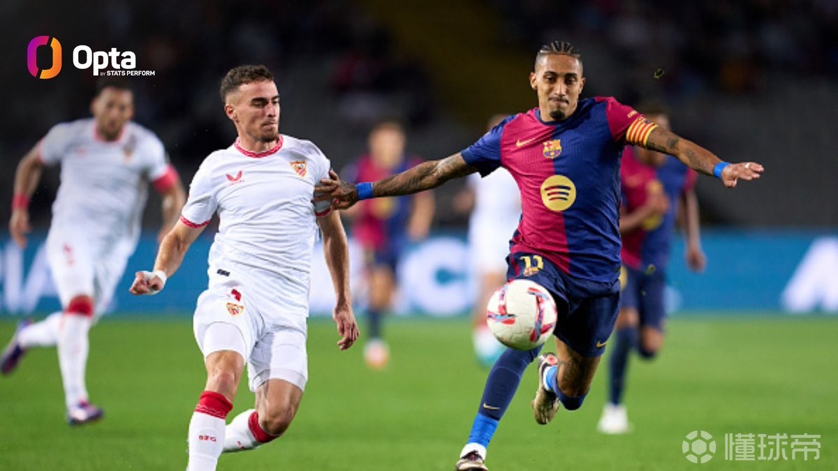 能否延续？巴萨近22次西甲主场对塞维利亚保持不败