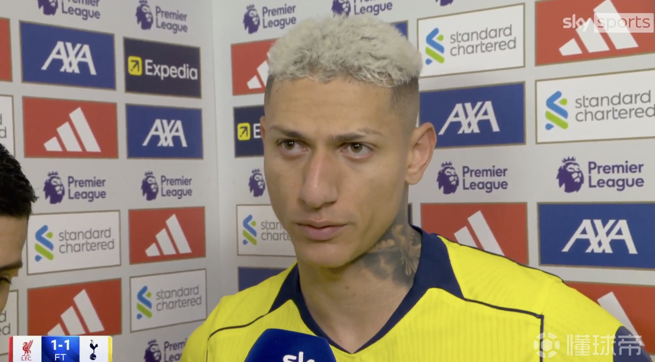 里沙利松：我喜欢对阵强队，这对我来说是一个很好的机会