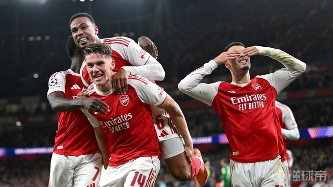 阿森纳近5次欧战两回合淘汰赛对德国球队全败，都是输给拜仁