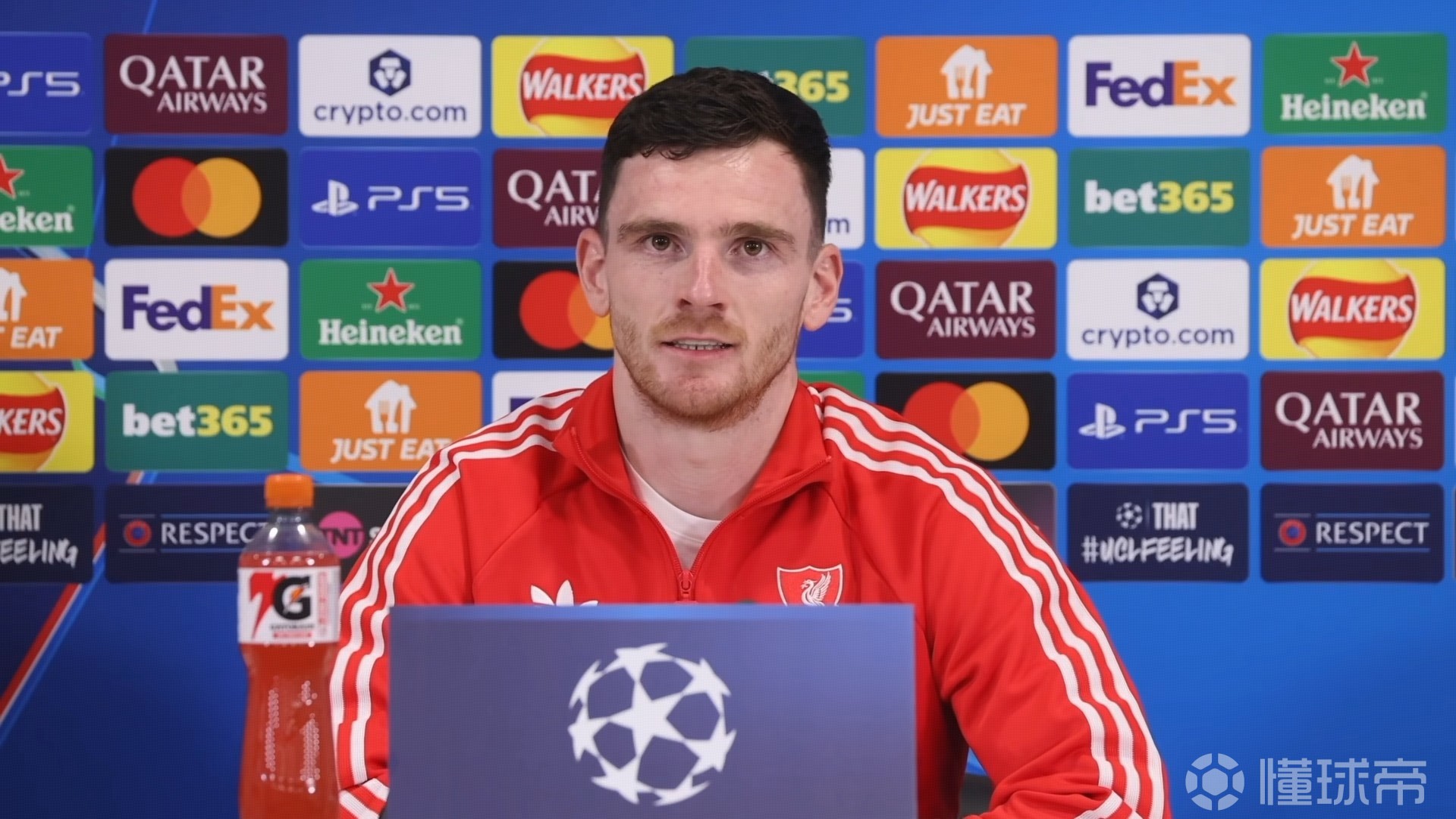 罗伯逊：当初落后巴萨没人看好我们，现在还有很多人看好我们