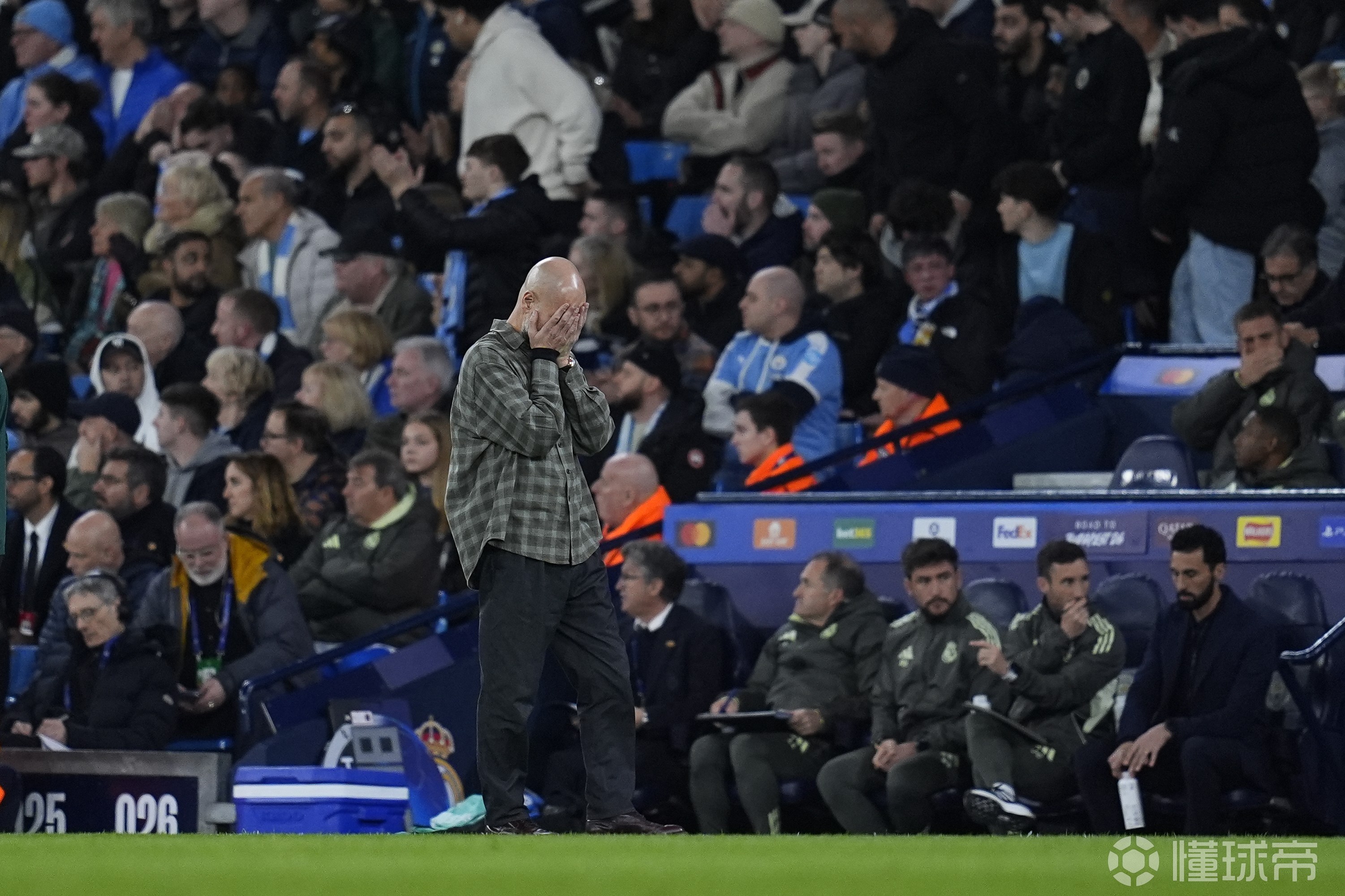 自瓜帅执教以来，曼城已在欧冠除决赛以外所有阶段被皇马淘汰