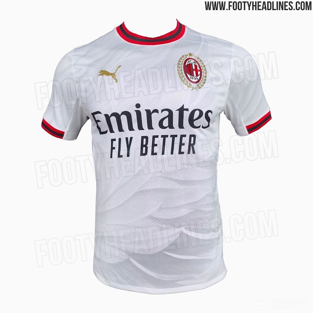 米兰下赛季客场曝光：白金色调，月桂花环设计致敬圣西罗历史