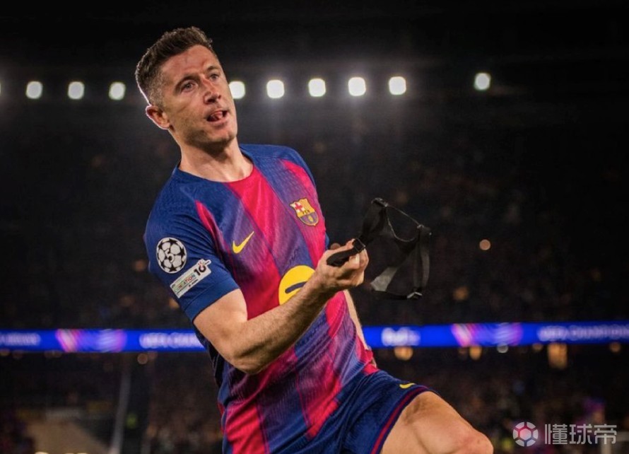 莱万欧冠淘汰赛打进36球超本泽马，赛事历史仅次于梅西和C罗